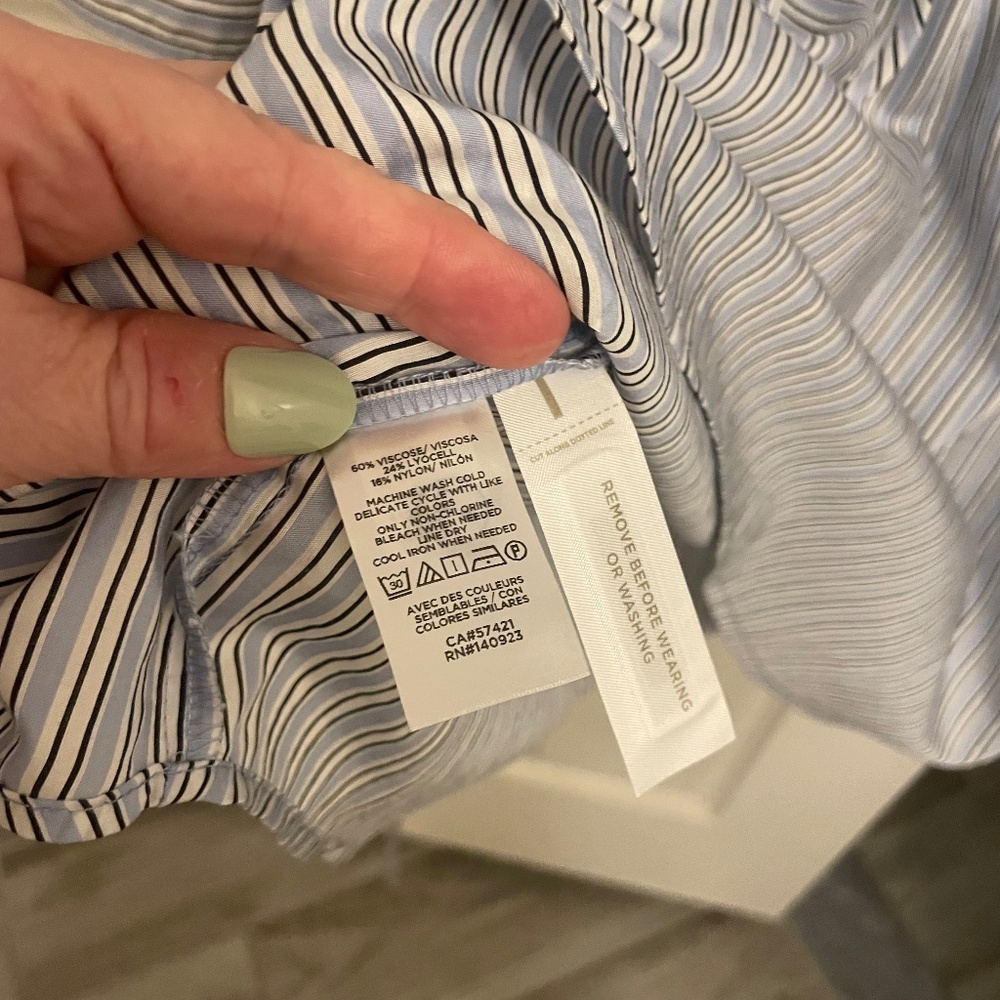 Loft striped shirt dress Medium - Picture 3 of 3